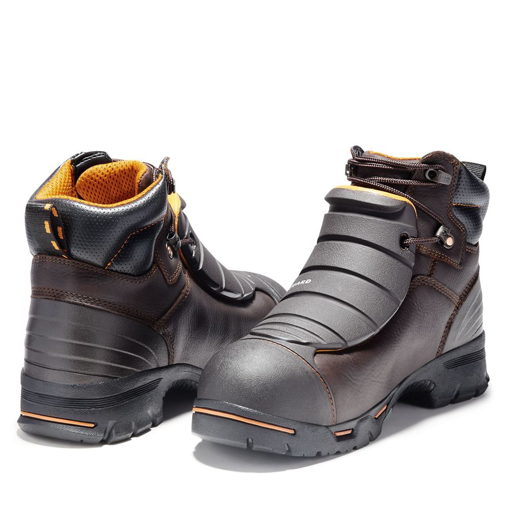 Bocanci De Muncă Timberland Barbati Maro - Pro® Endurance 6\" Met Guard Steel Toe - Romania - GFVWCB7